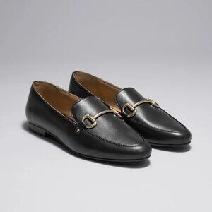 Equestrian Buckle Loafers